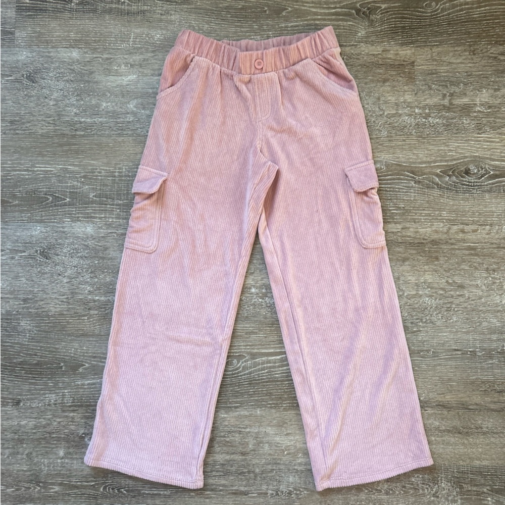 NWOT Cat & Jack 10/12 Light Pink Corduroy Wide Leg